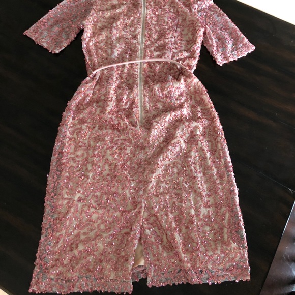 NWT French Connection Pink Sequin Dress - Picture 4 of 8